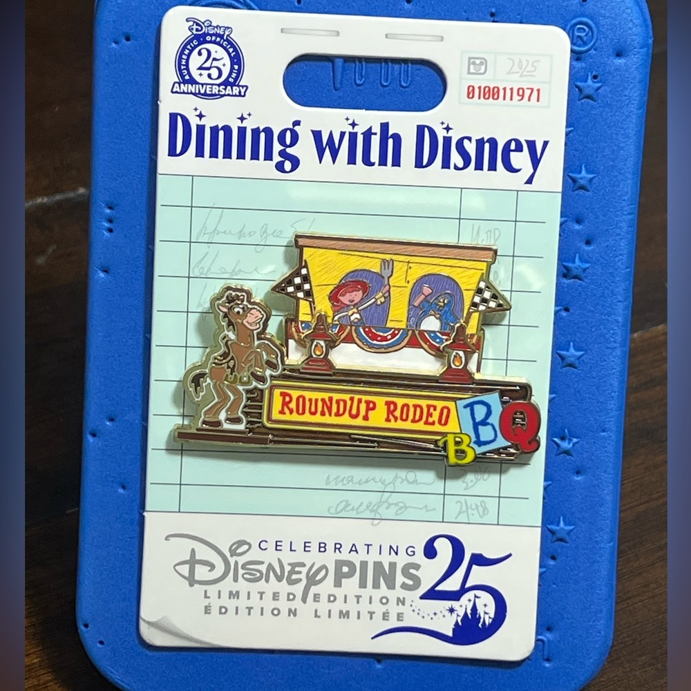 2025 Dining with Disney Woody Rodeo Roundup Bbq Pin